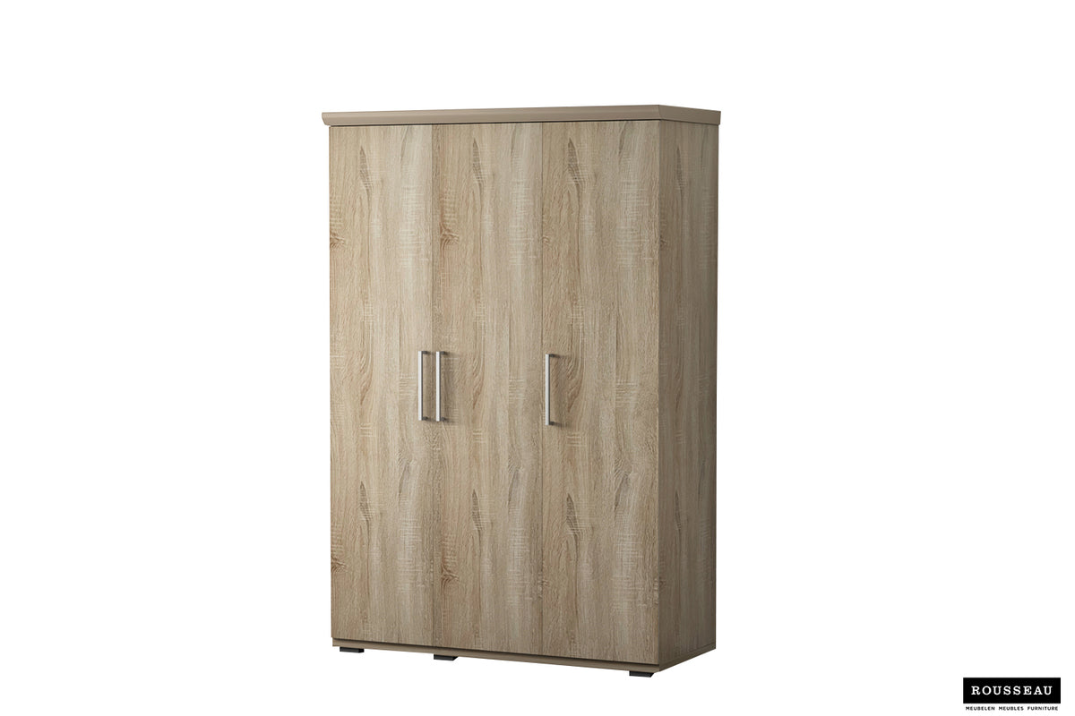 Armoire Mike 3 portes Sonoma