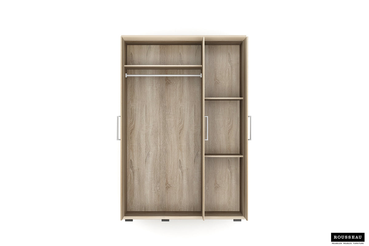 Armoire Mike 3 portes Sonoma