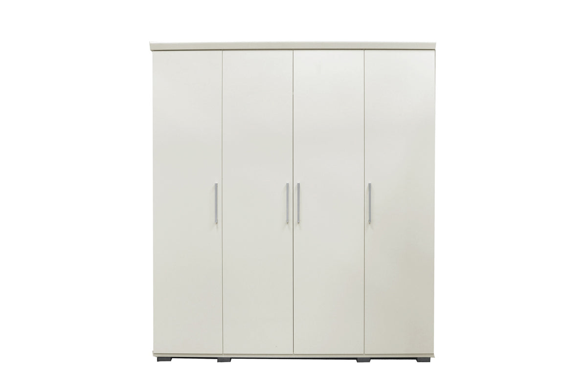 Armoire Mike 4 portes Blanc