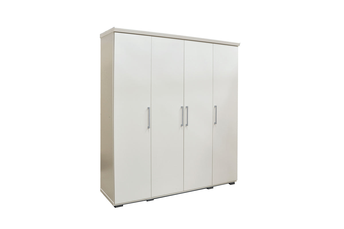 Armoire Mike 4 portes Blanc