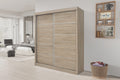 Armoire Mike 2 Portes Coulissantes Sonoma