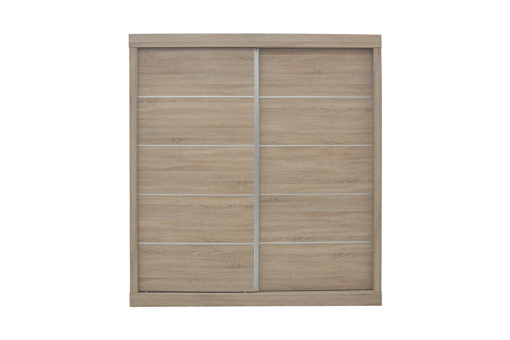 Armoire Mike 2 Portes Coulissantes Sonoma