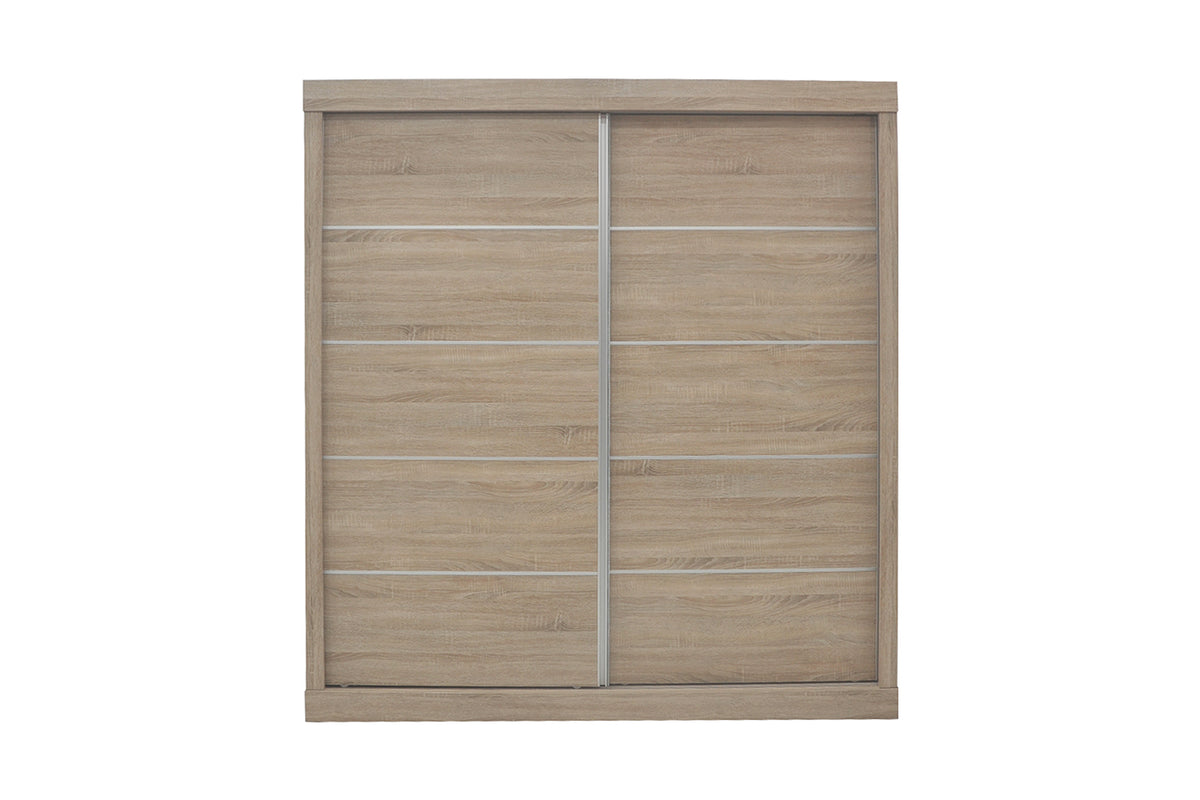 Armoire Mike 2 Portes Coulissantes Sonoma