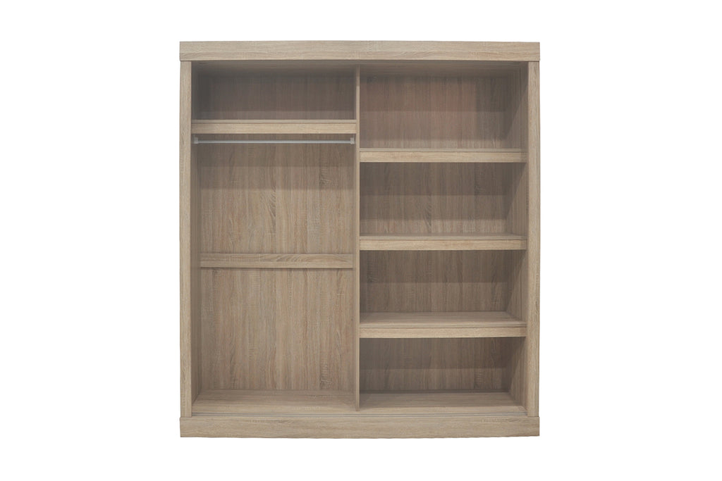Armoire Mike 2 Portes Coulissantes Sonoma
