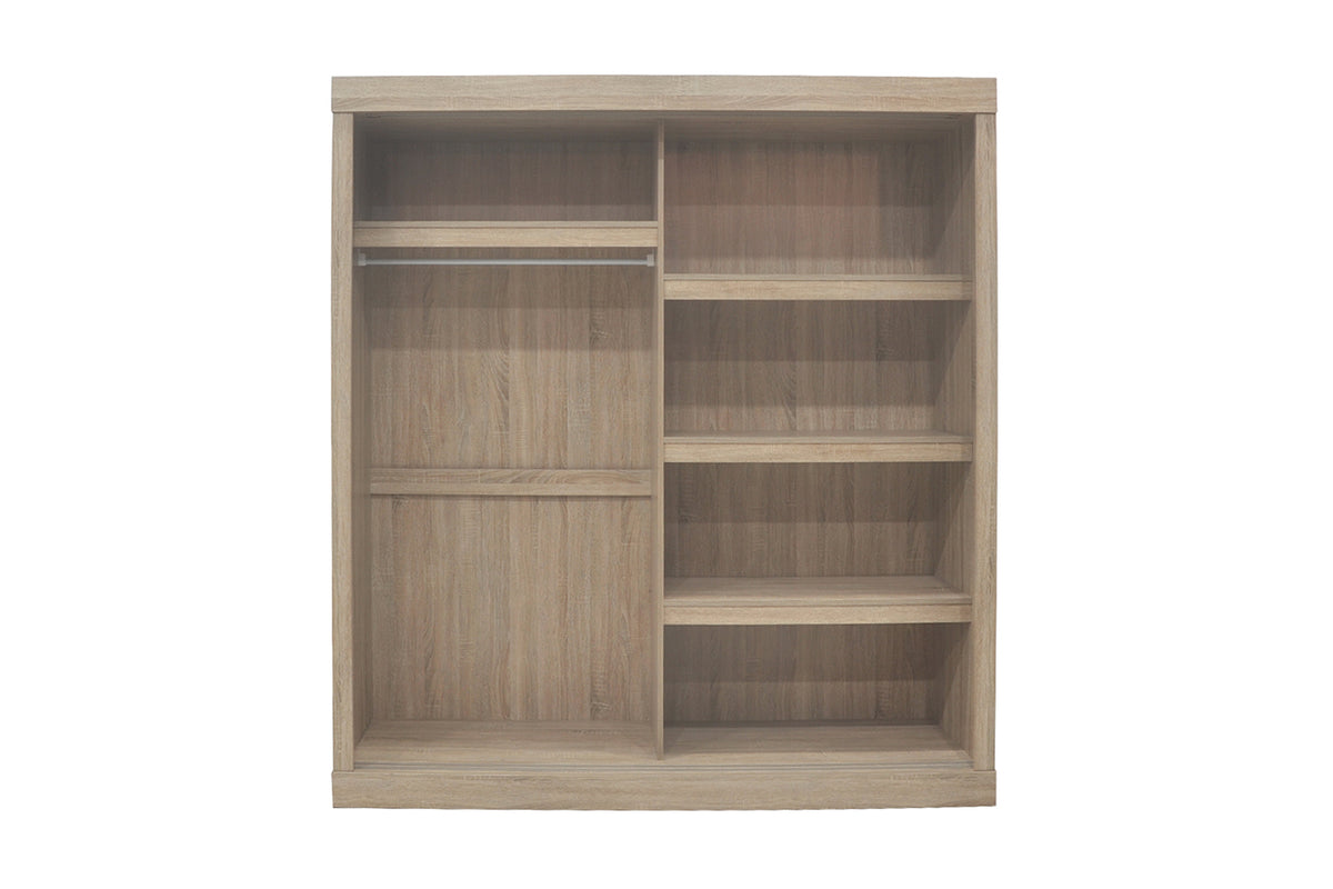 Armoire Mike 2 Portes Coulissantes Sonoma