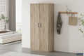 Armoire de rangement Mike 80 cm 2 portes