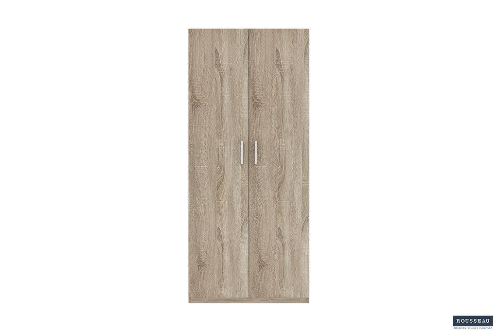 Armoire de rangement Mike 80 cm 2 portes