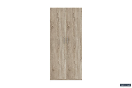 Armoire de rangement Mike 80 cm 2 portes