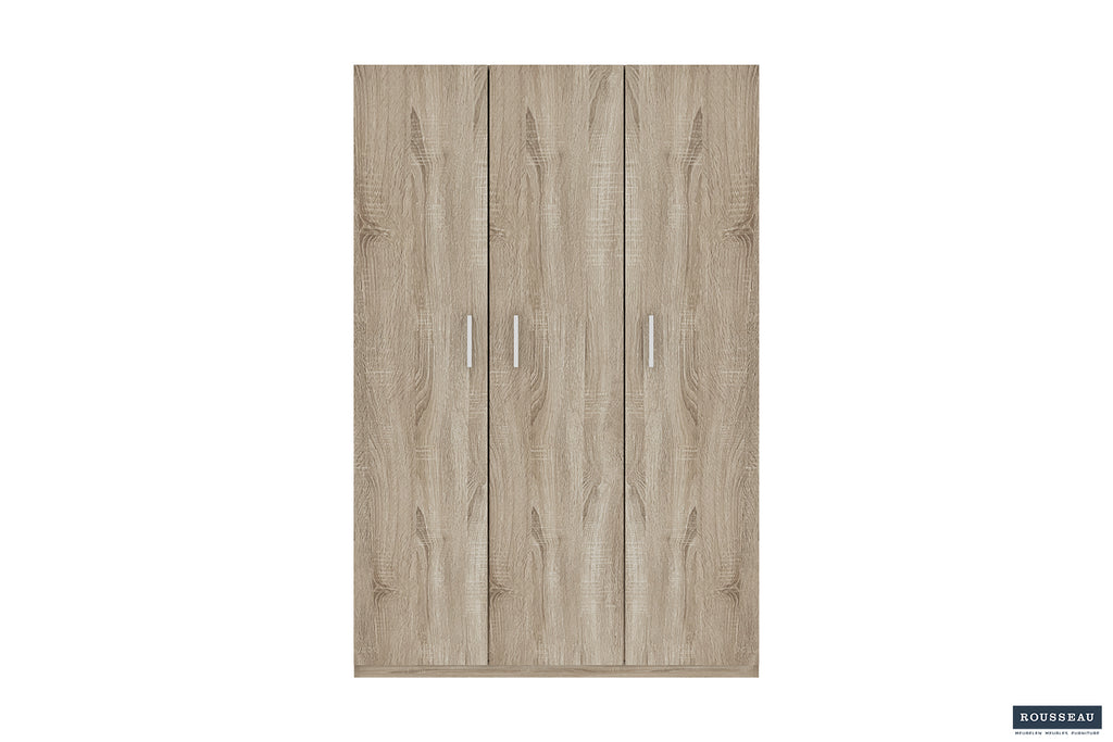 Armoire de rangement Mike 120 cm 3 portes