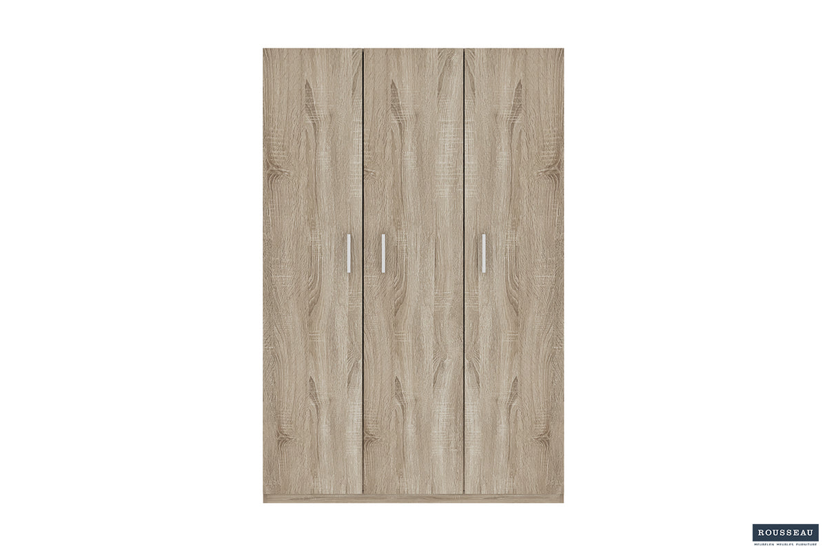 Armoire de rangement Mike 120 cm 3 portes