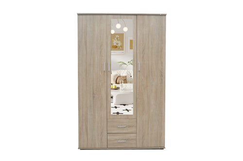 Armoire Marc 3 portes avec miroir Sonoma