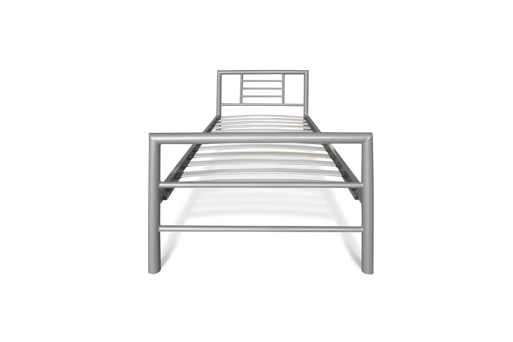 Lit Sandro 90x200 avec sommier Gris