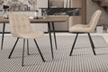 Chaise Ariba Ote Tissu Montego 178 Beige/Gris clair