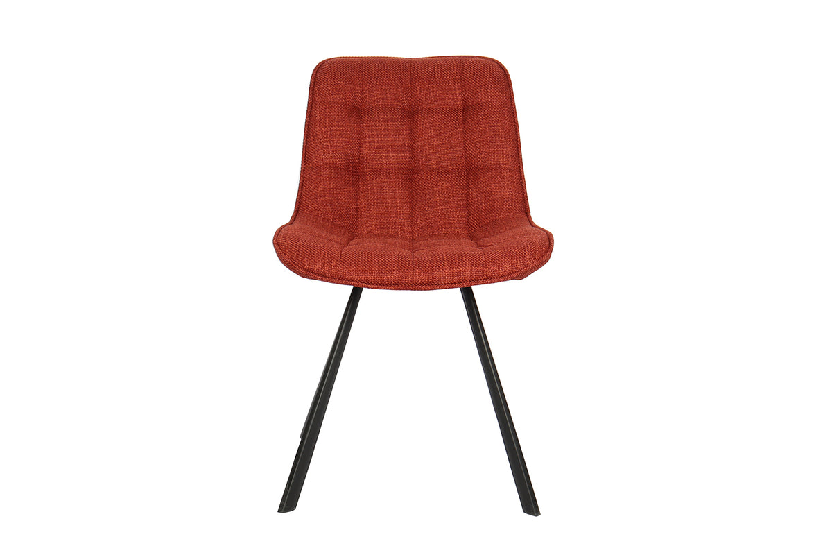 Chaise Ariba Tissu Rouge