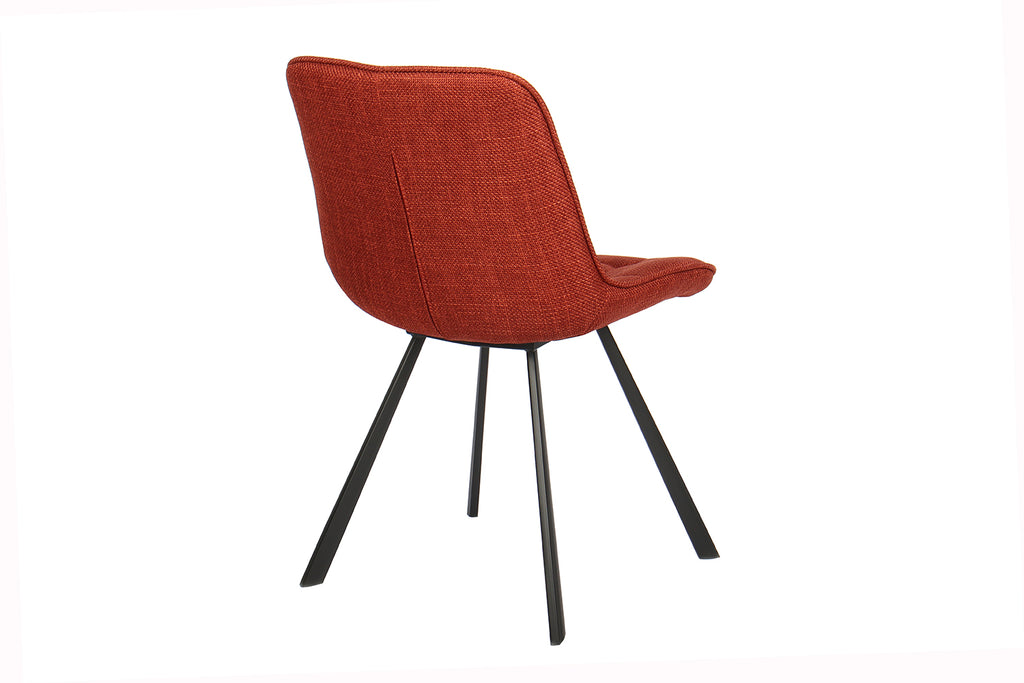 Chaise Ariba Tissu Rouge