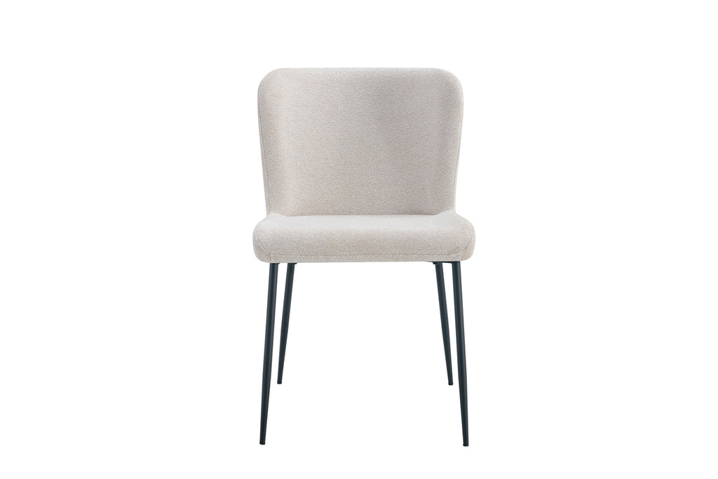 Chaise Lisa Tissu Beige