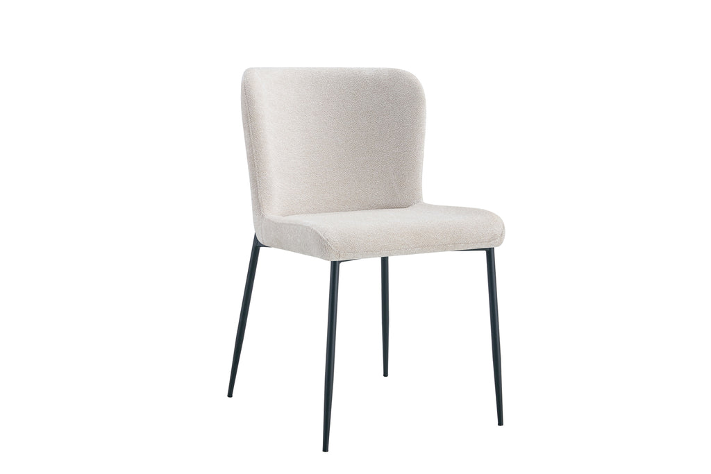 Chaise Lisa Tissu Beige