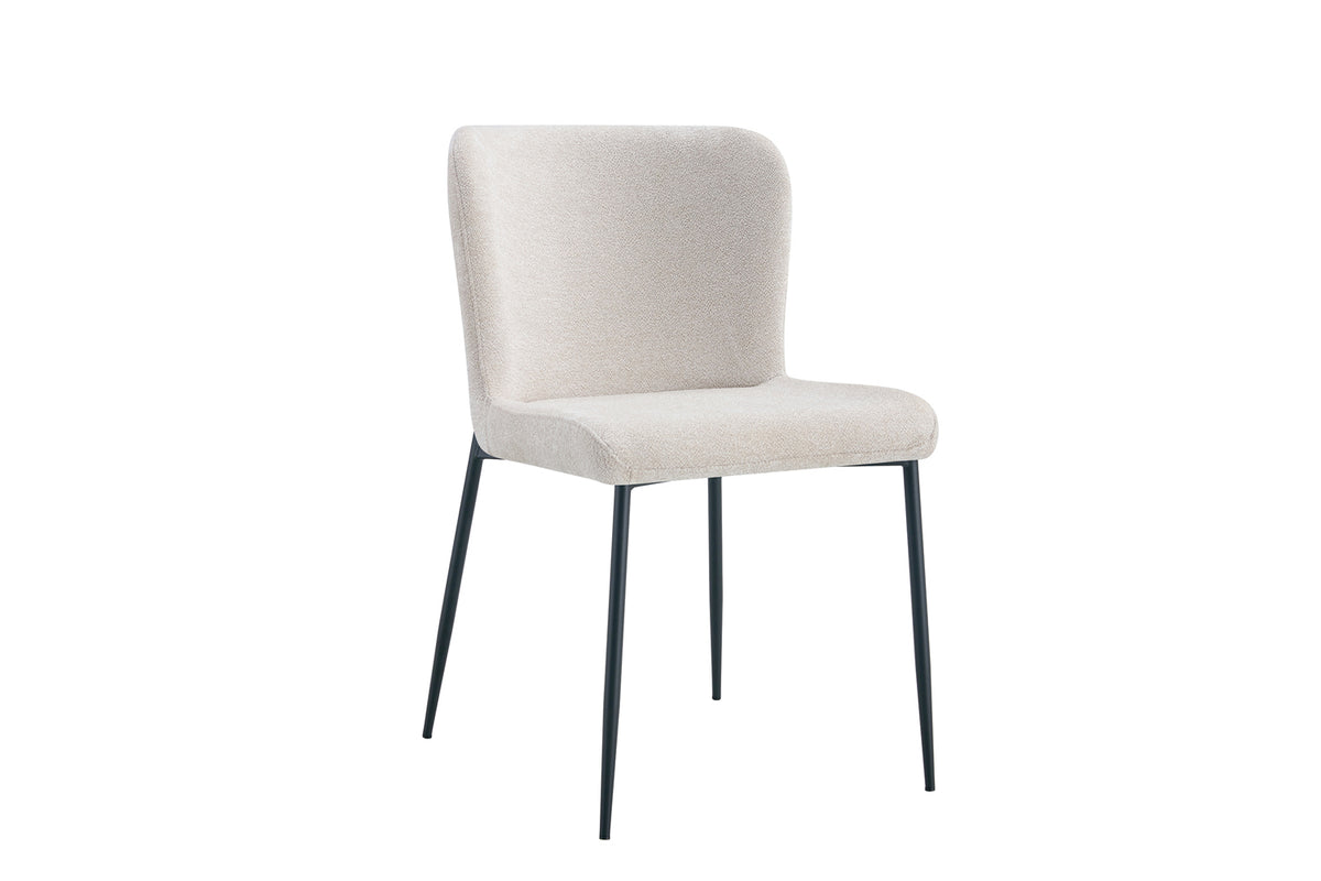Chaise Lisa Tissu Beige