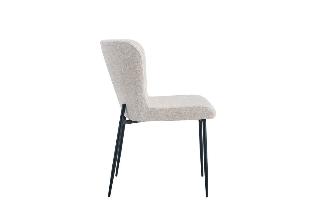 Chaise Lisa Tissu Beige