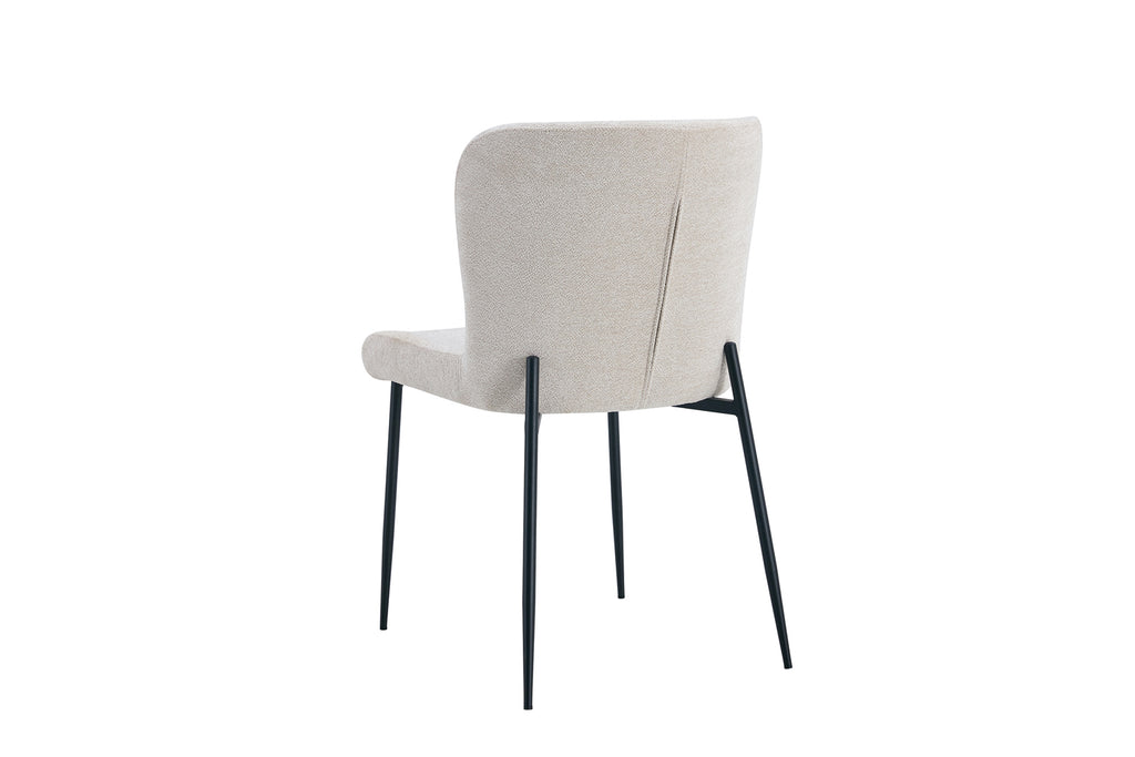 Chaise Lisa Tissu Beige