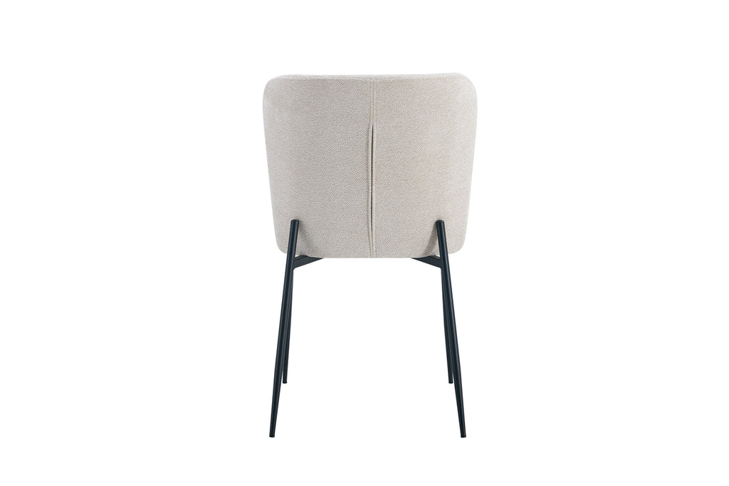 Chaise Lisa Tissu Beige