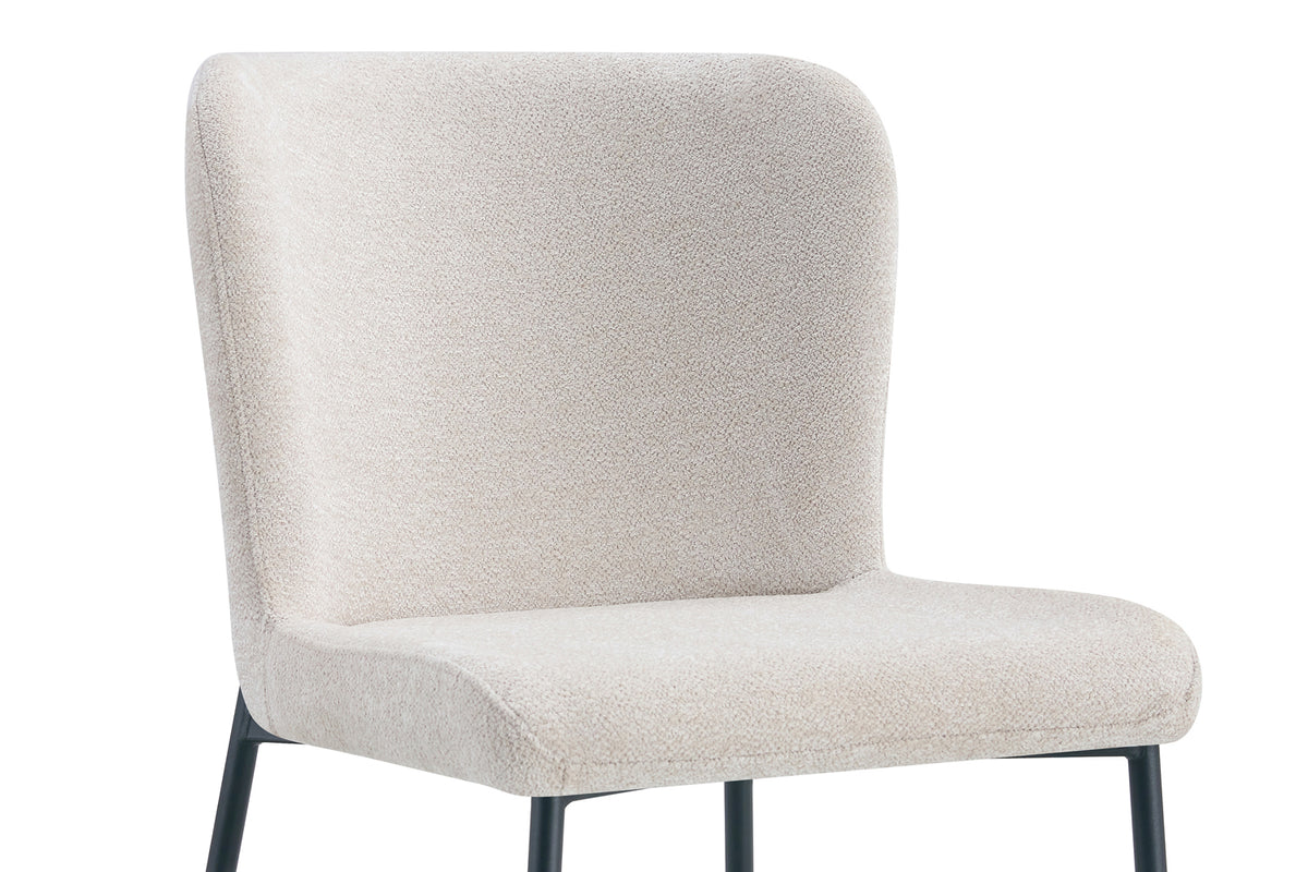 Chaise Lisa Tissu Beige