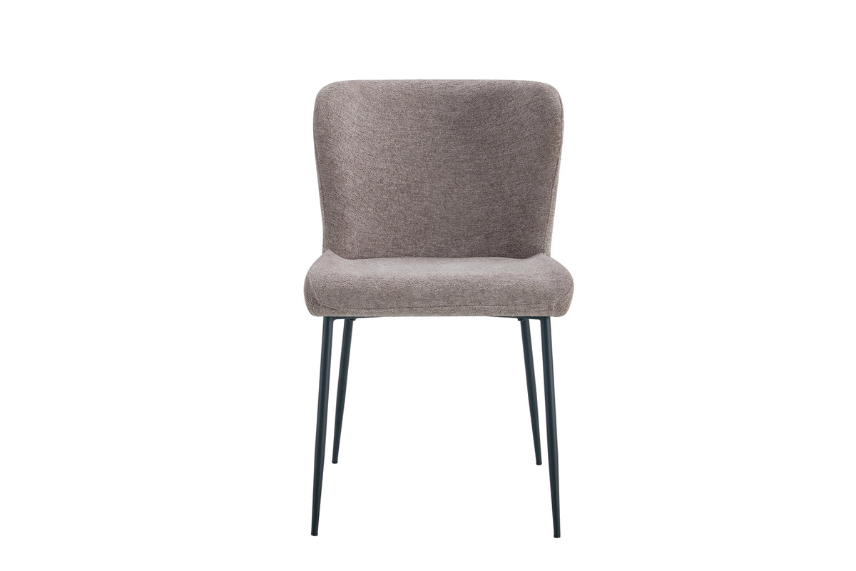 Chaise Lisa Tissu Sable