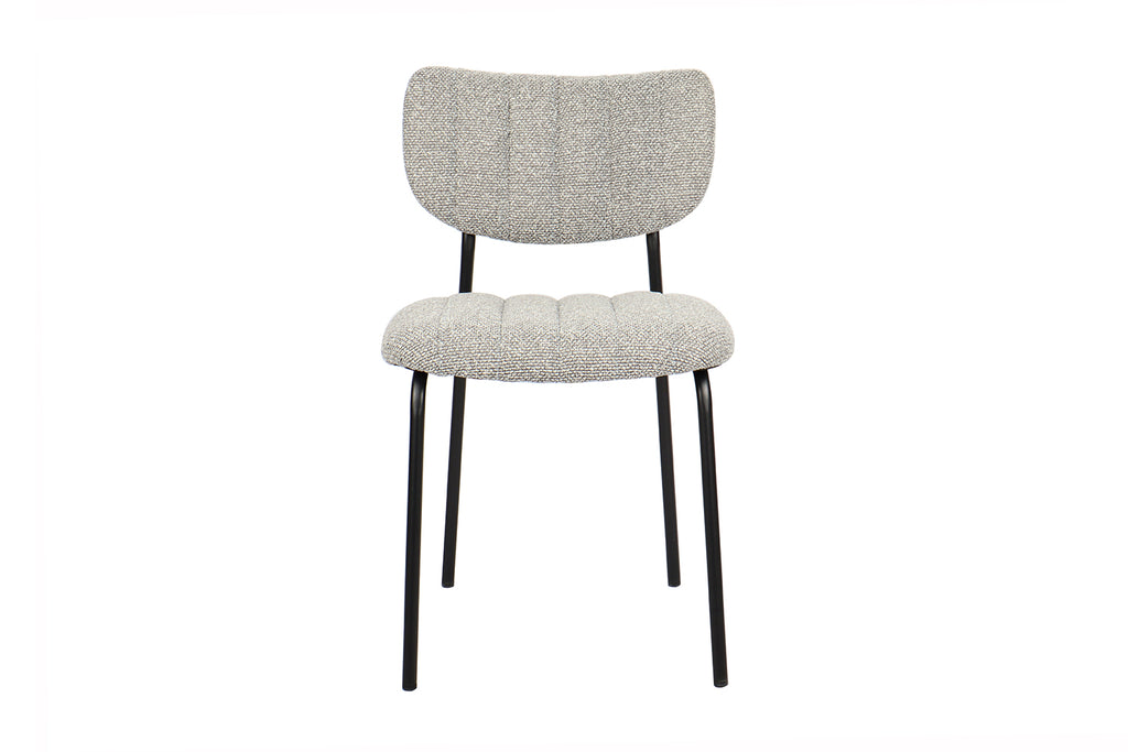 Chaise Antura Tissu Gris clair