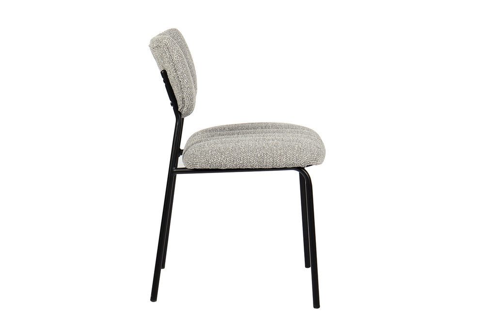 Chaise Antura Tissu Gris clair
