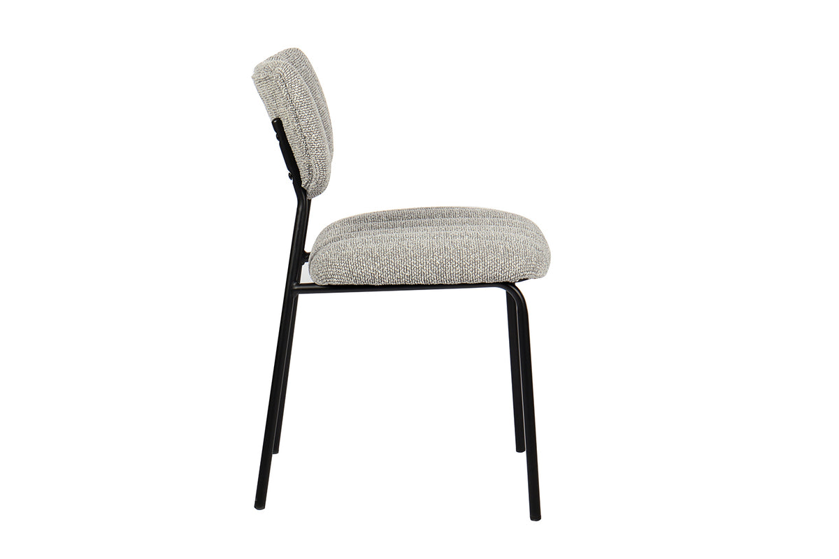 Chaise Antura Tissu Gris clair