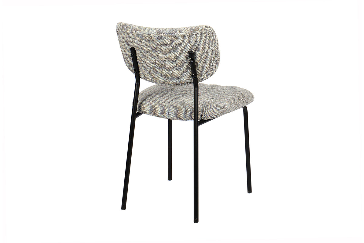 Chaise Antura Tissu Gris clair
