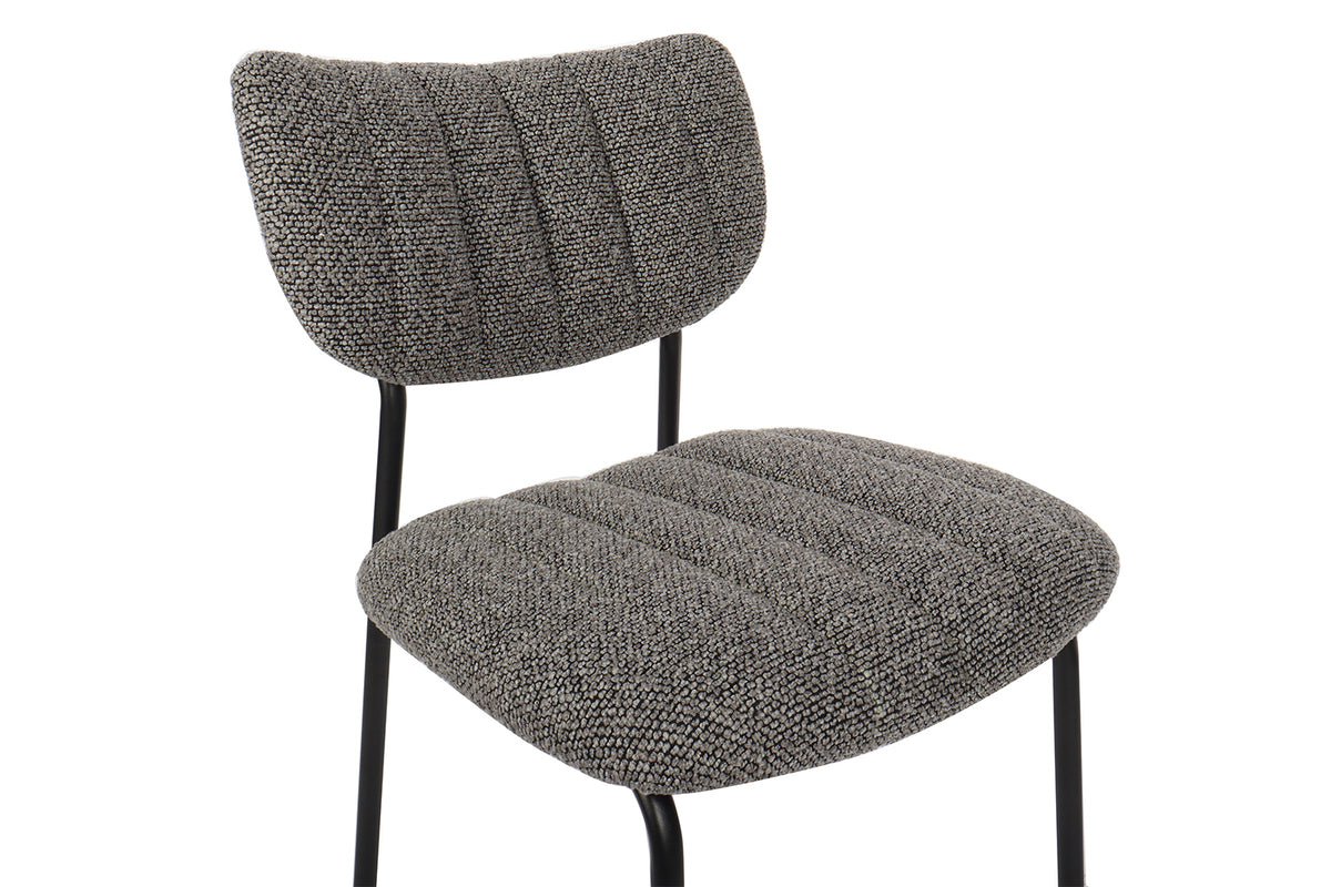 Chaise Antura Tissu Gris foncé