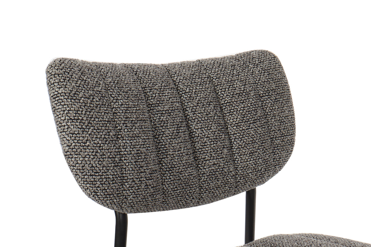 Chaise Antura Tissu Gris foncé
