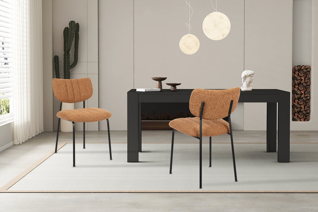 Chaise Antura Tissu Orange