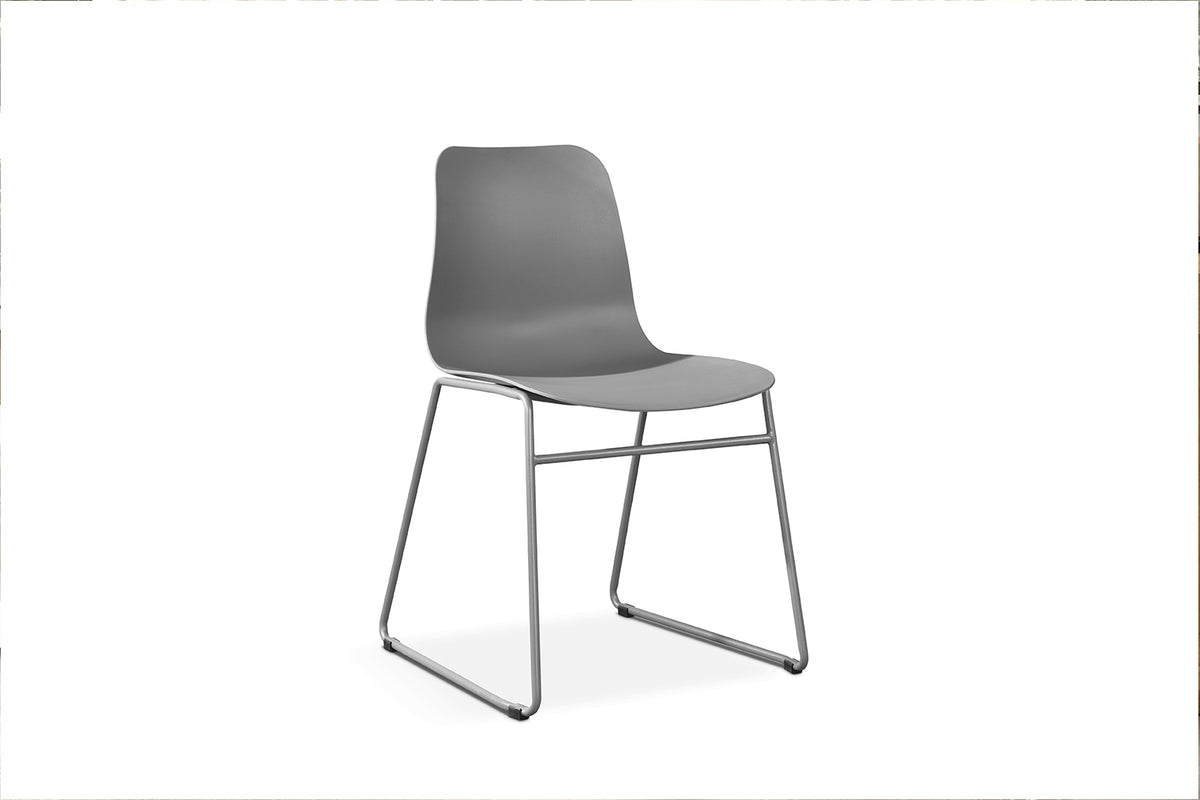 Chaise Marie polypropylène Gris