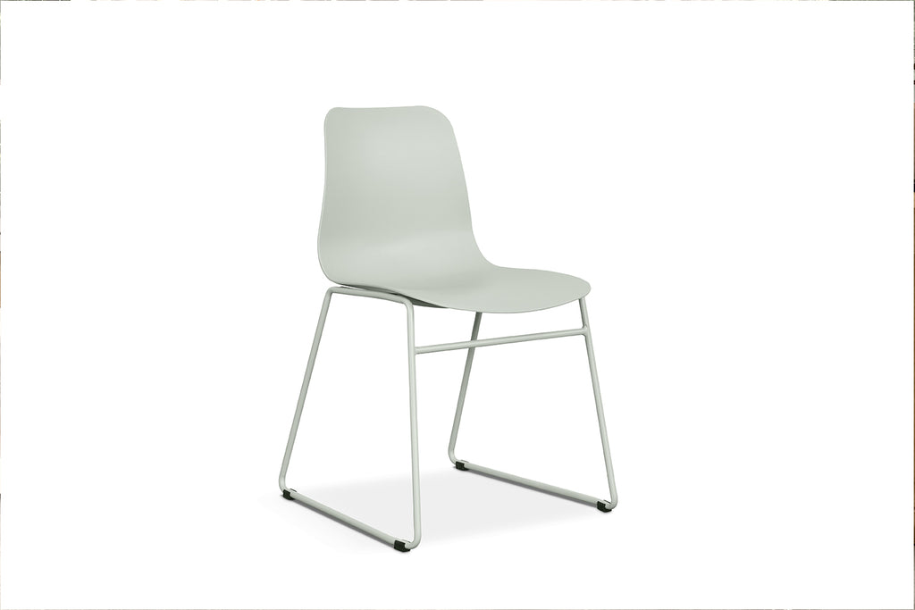 Chaise Marie polypropylène Gris-Vert