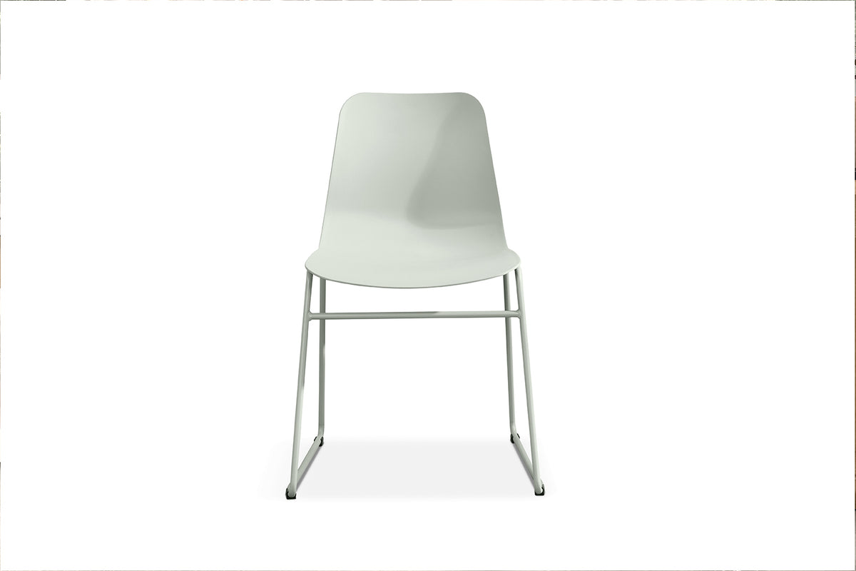 Chaise Marie polypropylène Gris-Vert