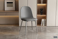 Chaise Jasmin Assise PP Coussin PU Gris