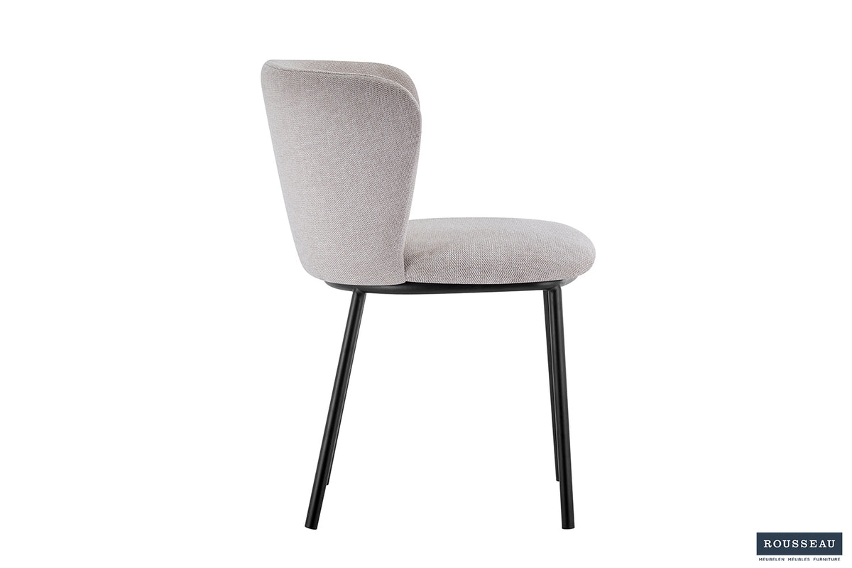 Chaise Arthur Tissu Beige