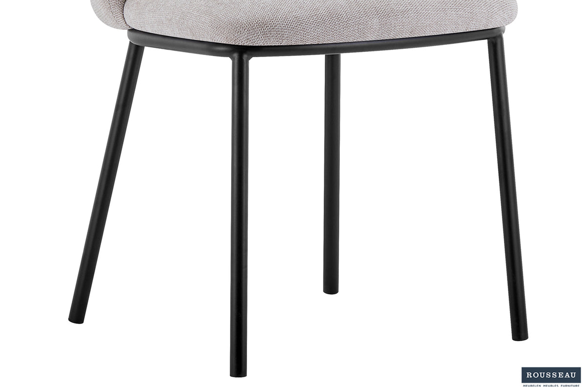 Chaise Arthur Tissu Beige