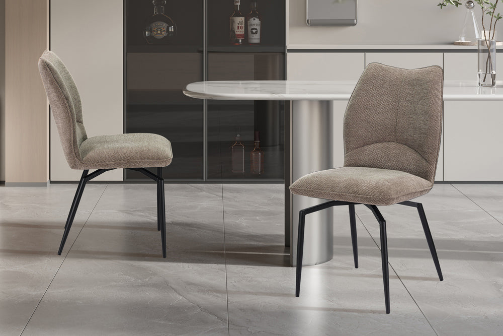 Chaise Lara Pivotant à 0 Tissu Ote Sea 173 Sable