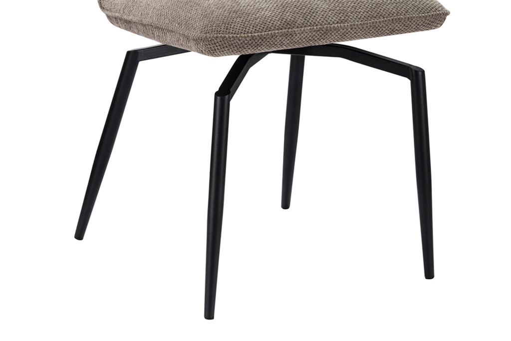 Chaise Lara pivotante Tissu Sable