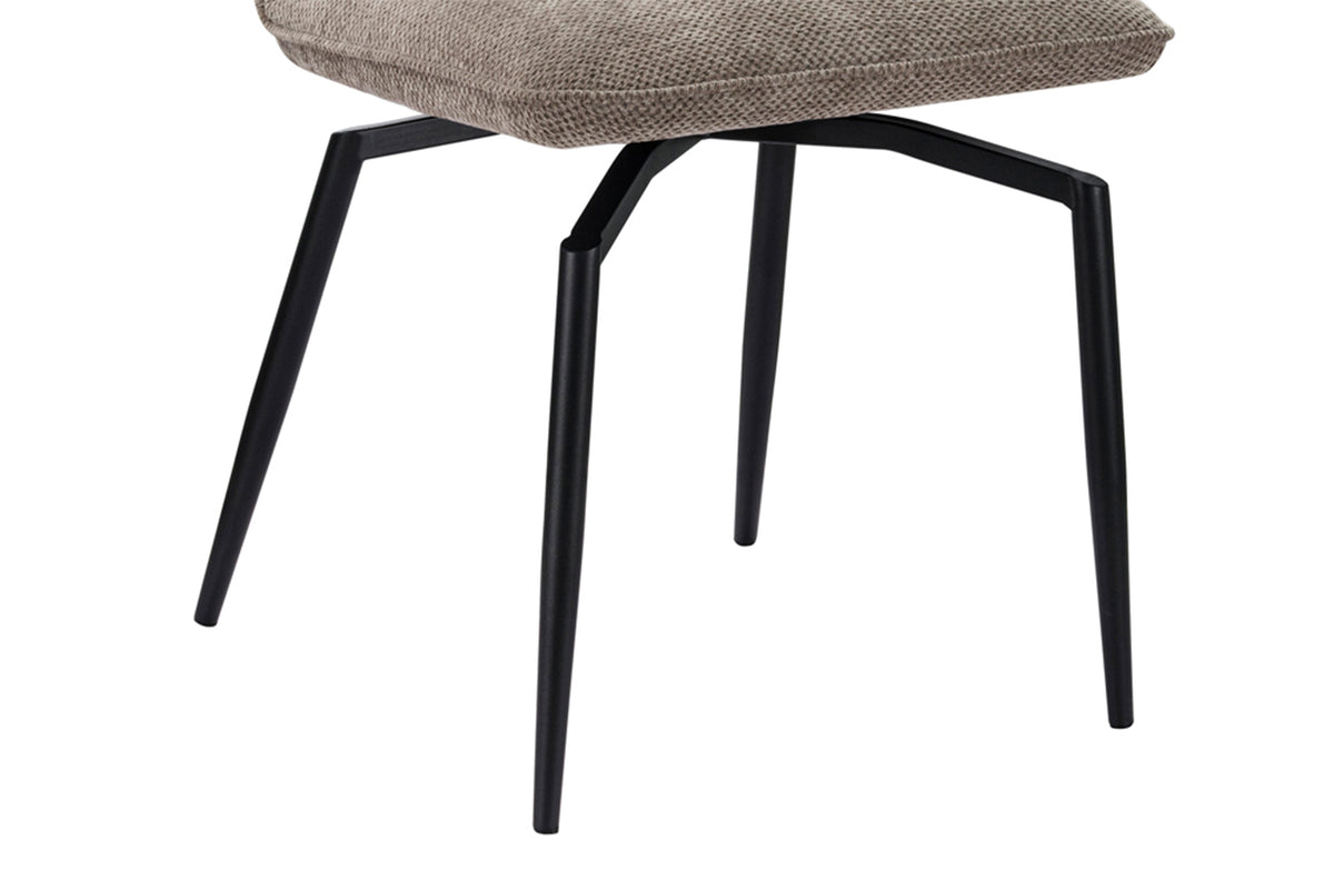 Chaise Lara pivotante Tissu Sable