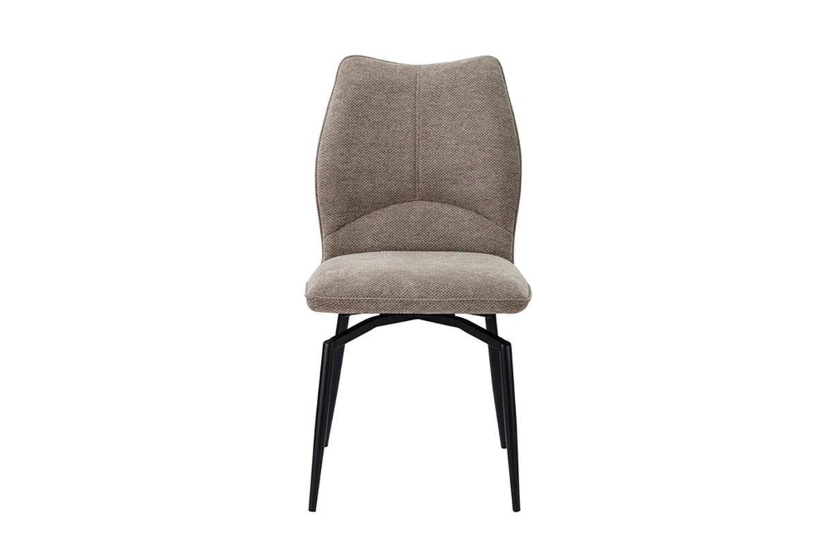 Chaise Lara pivotante Tissu Sable