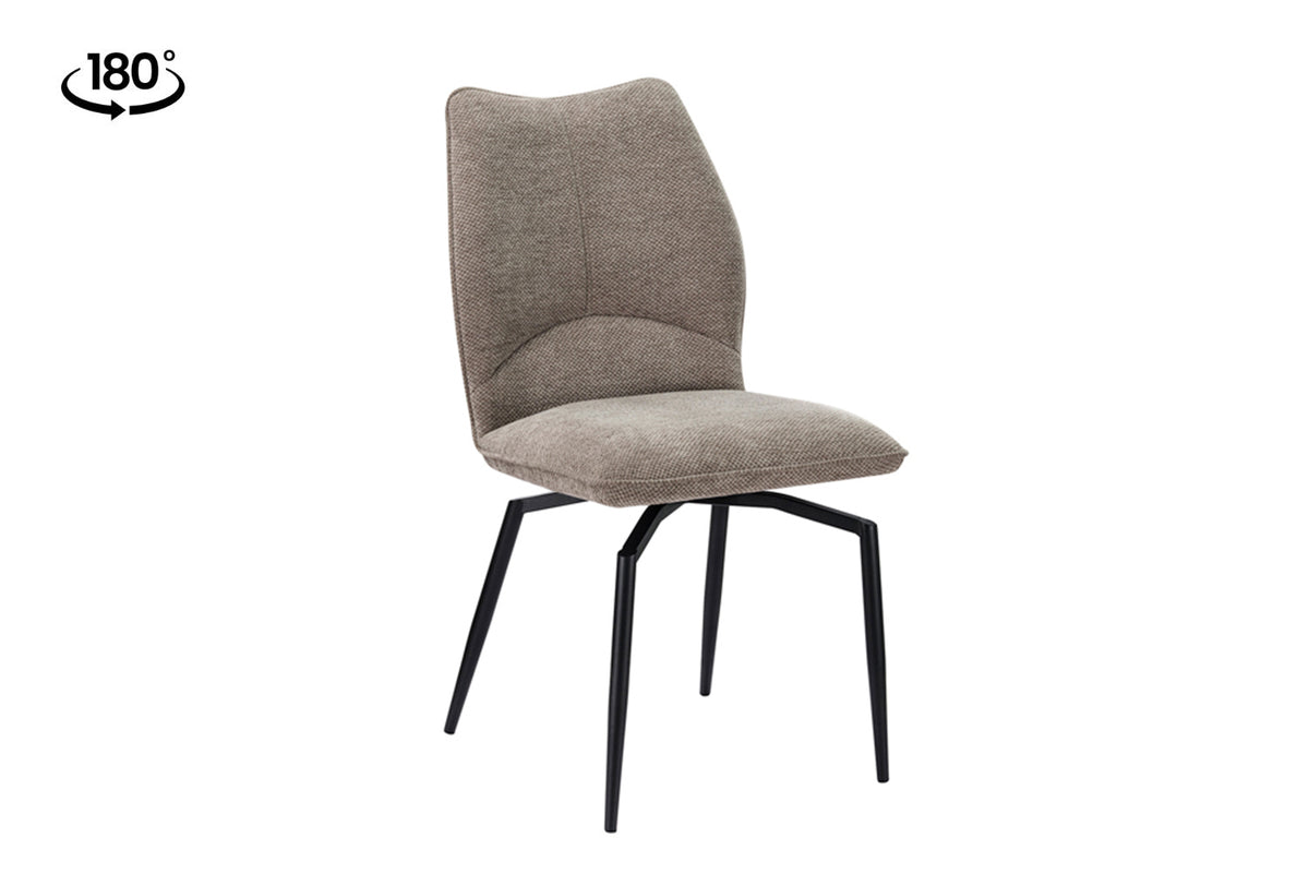 Chaise Lara pivotante Tissu Sable