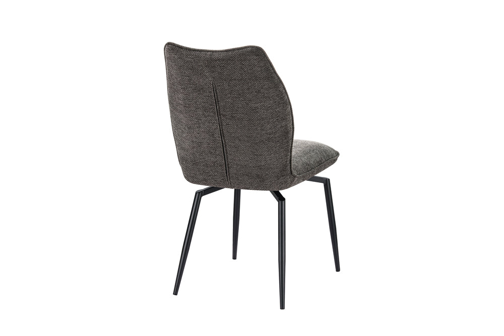 Chaise Lara pivotante Tissu Gris