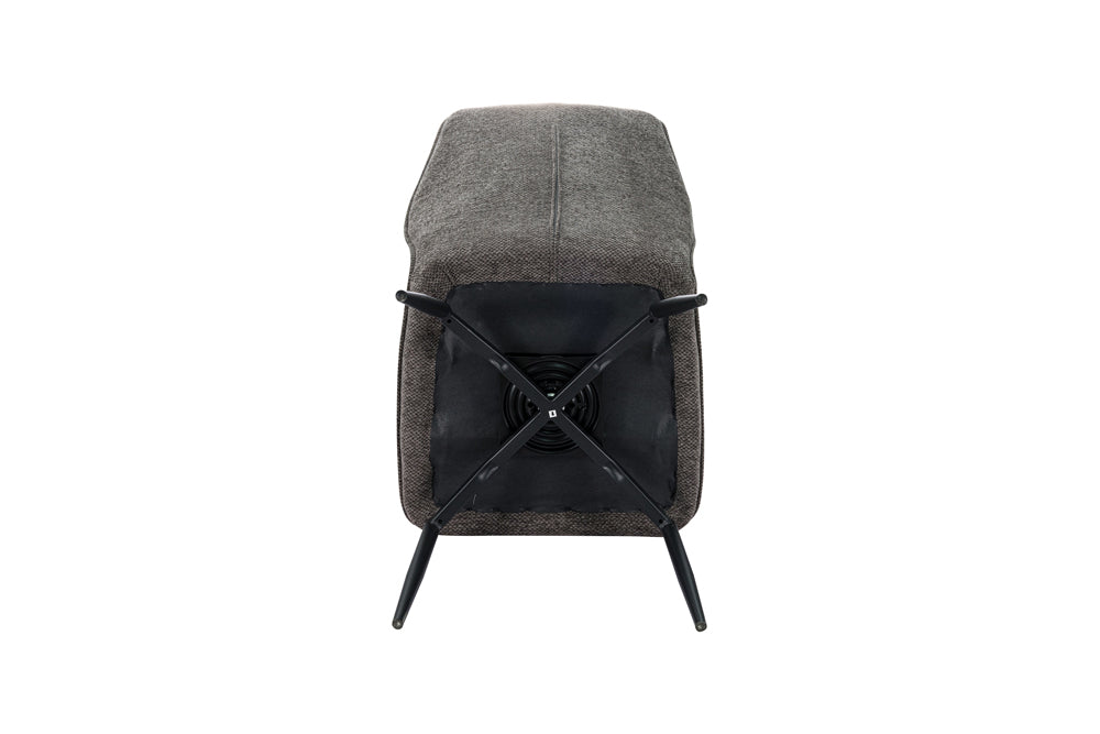 Chaise Lara pivotante Tissu Gris
