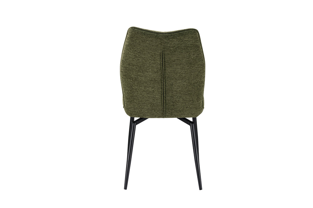 Chaise Lara pivotante Tissu Vert