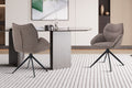 Chaise Mahi Pivotant à 0 Tissu Ote Share 400 Poivre