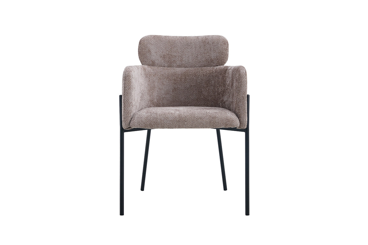 Chaise Naomi Tissu Sable